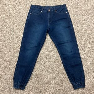 Tainted Denim Jogger jean pants